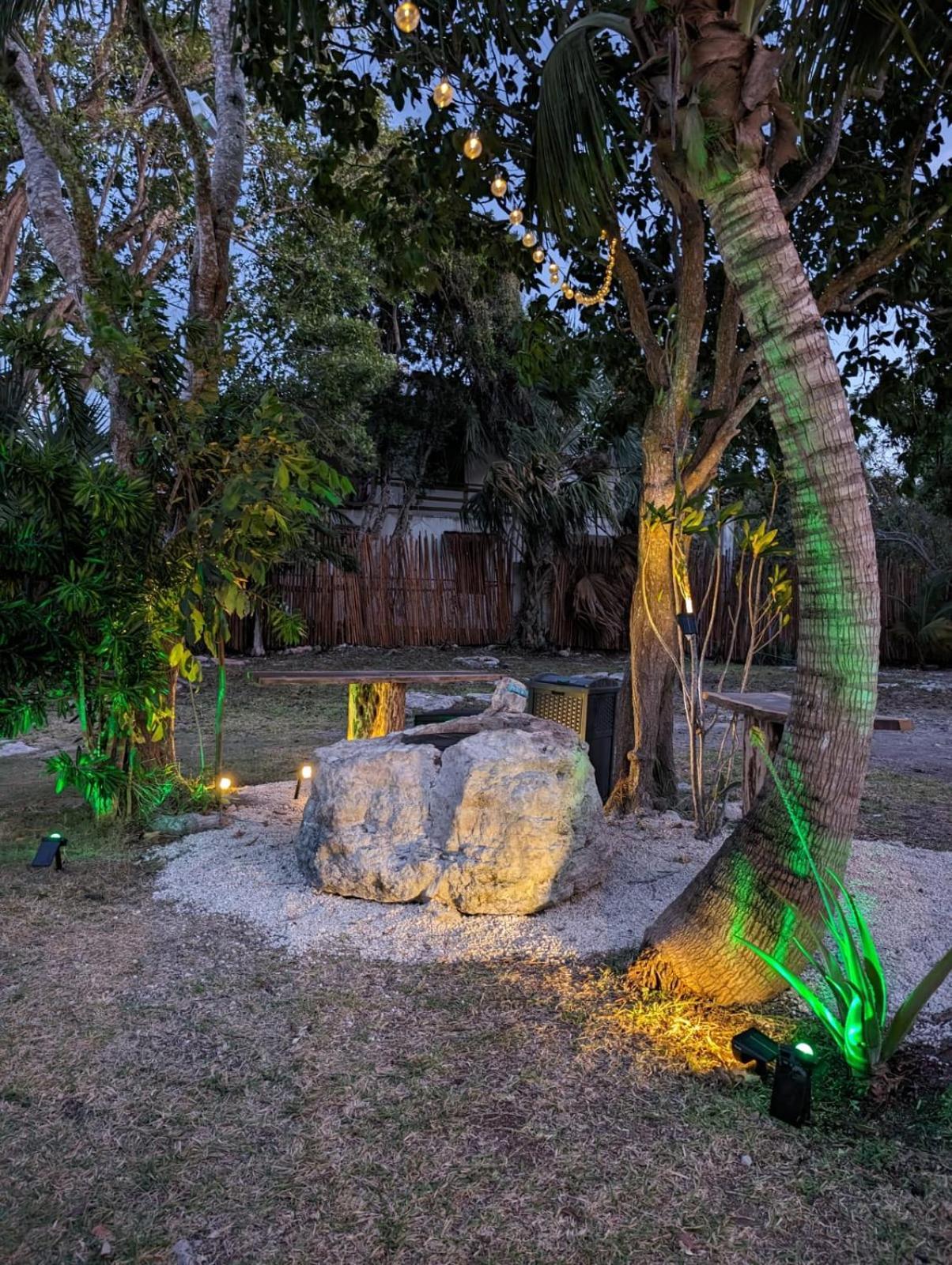 Cabana Con Muelle Privado En La Laguna De Bacalar Exterior foto